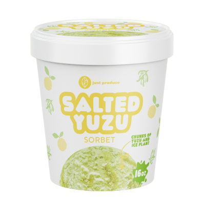 Salted Yuzu Sorbet - 16oz